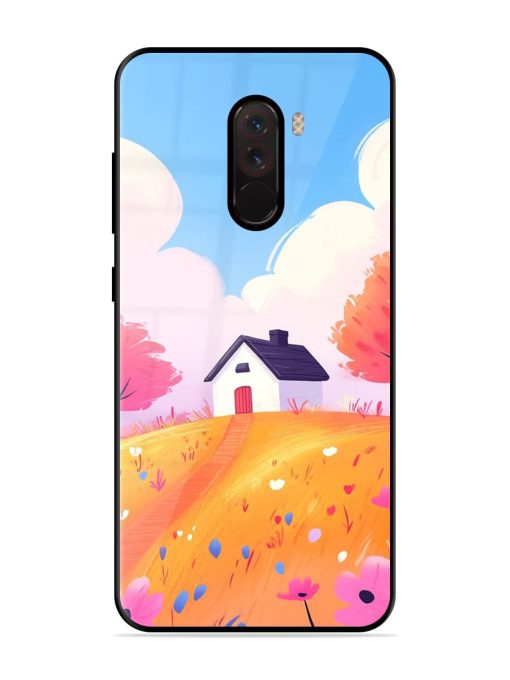 Hilltop Haven Glossy Soft Edge Case for Poco F1 Chachhi