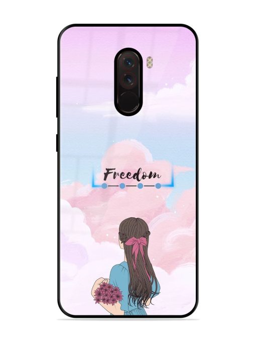 Skyward Dreams Glossy Soft Edge Case for Poco F1 Chachhi