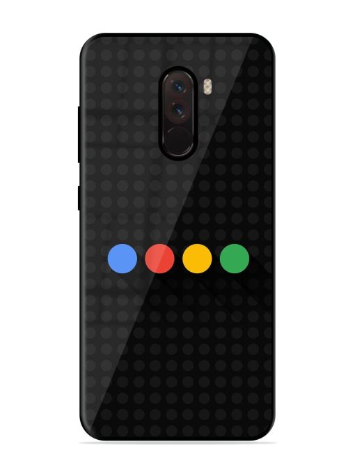 Google Dots Glossy Soft Edge Case for Poco F1 Chachhi