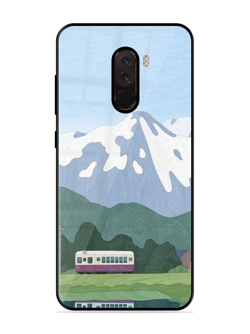 Mountainside Reflections Glossy Soft Edge Case for Poco F1 Chachhi