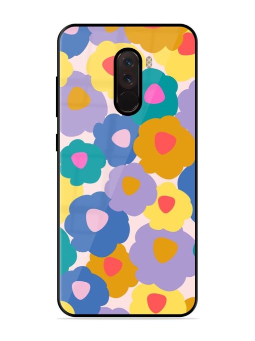 Flower Power Glossy Soft Edge Case for Poco F1 Chachhi