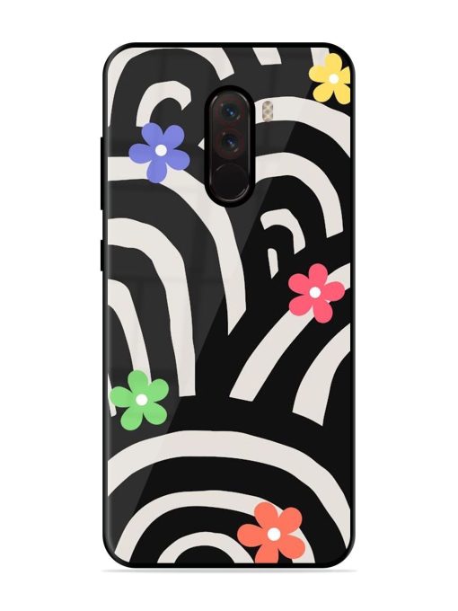 Rainbow Arcs Glossy Soft Edge Case for Poco F1 Chachhi