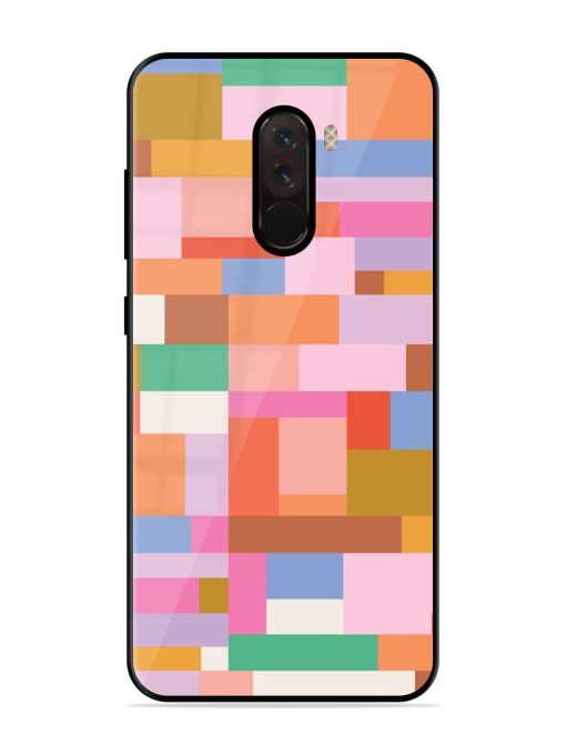 Colorful Chaos Glossy Soft Edge Case for Poco F1 Chachhi