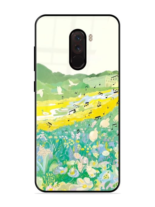 Melody In Bloom Glossy Soft Edge Case for Poco F1 Chachhi