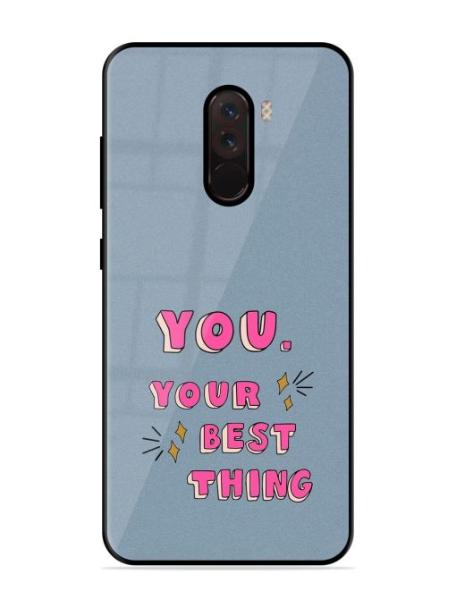 Self-Love Sparkles Glossy Soft Edge Case for Poco F1