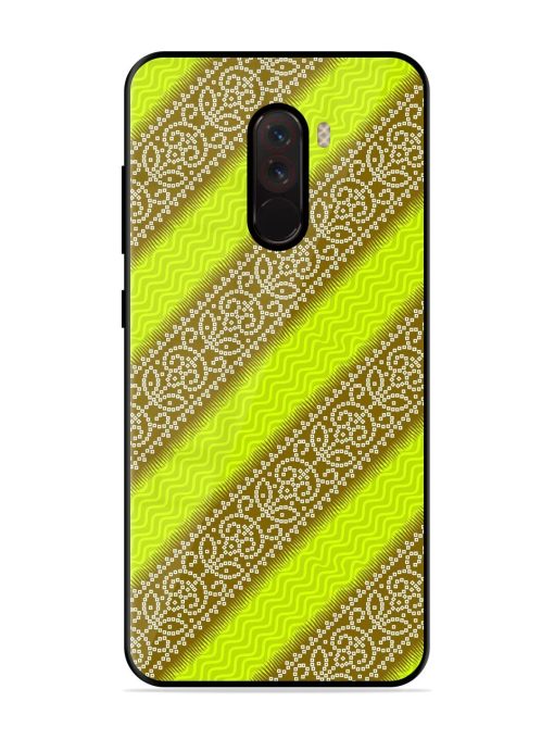 Golden Bandana Bliss Glossy Soft Edge Case for Poco F1 Chachhi