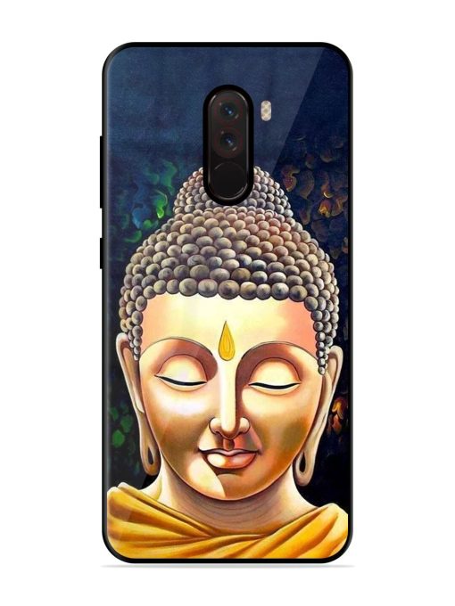 Buddha Face Glossy Soft Edge Case for Poco F1