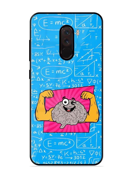 Brainy And Strong Glossy Soft Edge Case for Poco F1 Chachhi