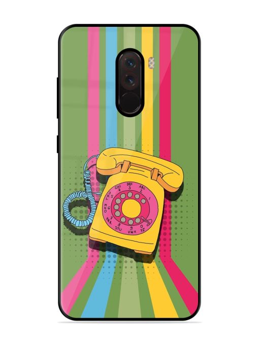 Retro Dialer Glossy Soft Edge Case for Poco F1