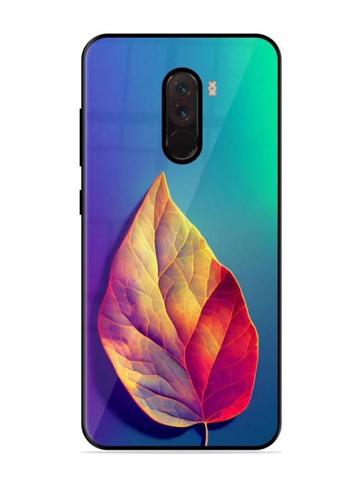 Autumn'S Embrace Glossy Soft Edge Case for Poco F1 Chachhi