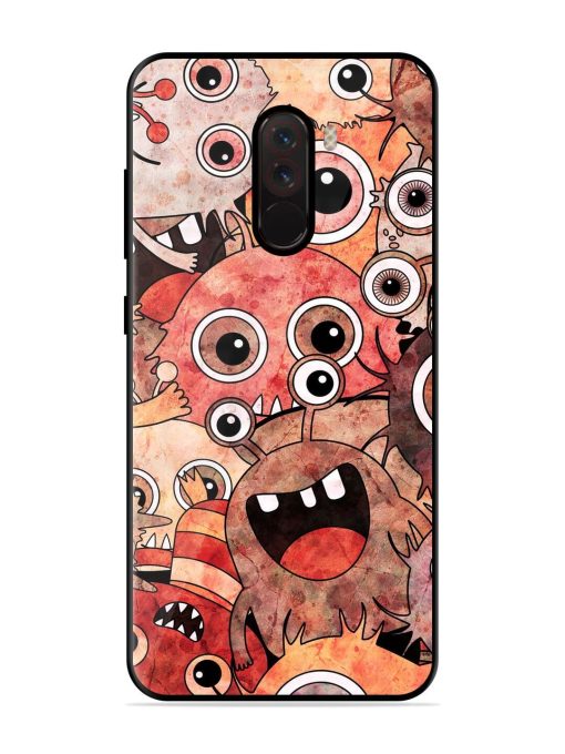 Monster Mash Glossy Soft Edge Case for Poco F1 Chachhi