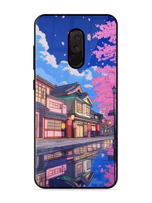 Tranquil Reflections Glossy Soft Edge Case for Poco F1 Chachhi