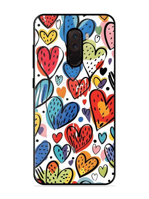 Heartfelt Harmony Glossy Soft Edge Case for Poco F1 Chachhi