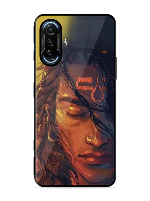 Tranquil Shiva Glossy Soft Edge Case for Poco F3 Gt (5G) Chachhi