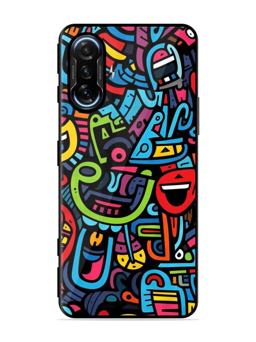 Doodlephoria Glossy Soft Edge Case for Poco F3 Gt (5G) Chachhi