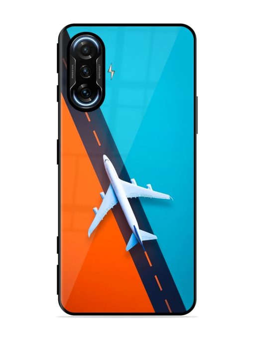 Skyward Bound Glossy Soft Edge Case for Poco F3 Gt (5G) Chachhi