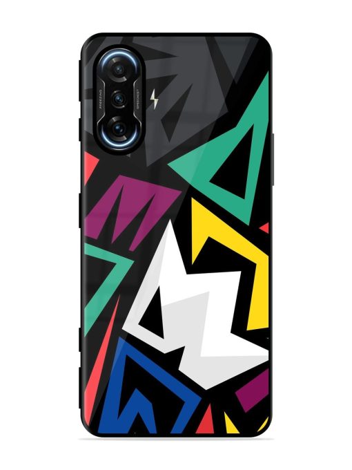 Chaotic Geometry Glossy Soft Edge Case for Poco F3 Gt (5G)