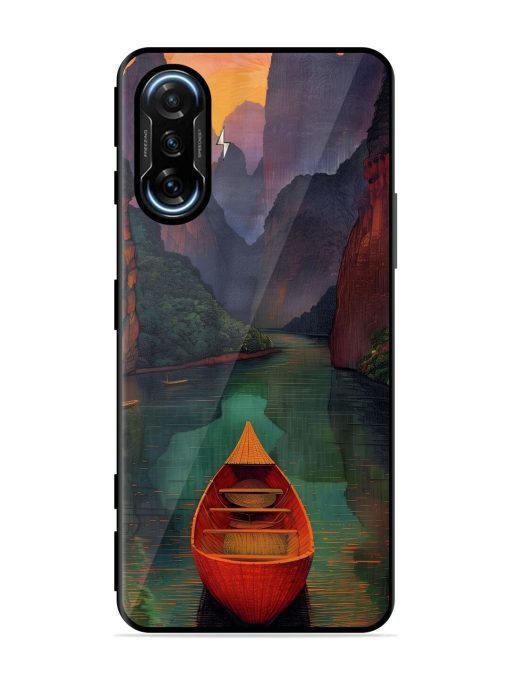 Serene Passage Glossy Soft Edge Case for Poco F3 Gt (5G) Chachhi