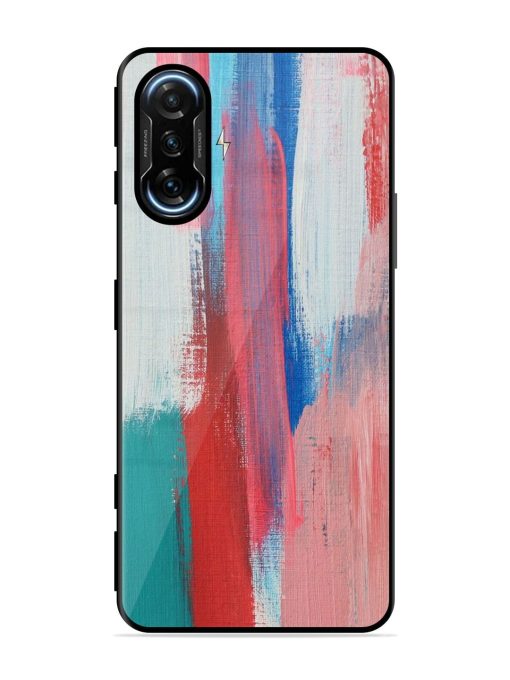 Colorful Chaos Glossy Soft Edge Case for Poco F3 Gt (5G) Chachhi