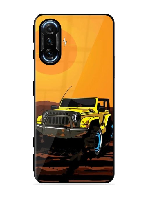 Sunset Cruise Glossy Soft Edge Case for Poco F3 Gt (5G) Chachhi