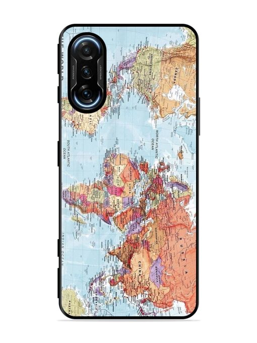 Our Blue Marble Glossy Soft Edge Case for Poco F3 Gt (5G) Chachhi