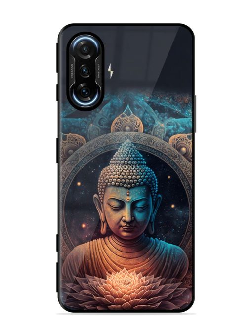 The Buddha Art Glossy Soft Edge Case for Poco F3 Gt (5G) Chachhi