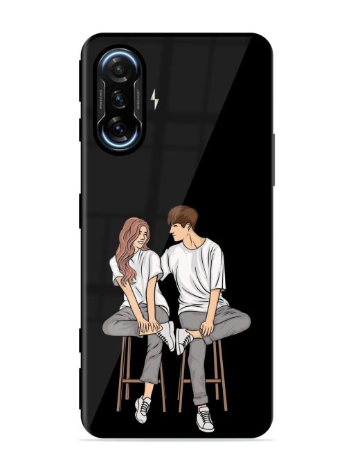 Soulful Connection Glossy Soft Edge Case for Poco F3 Gt (5G) Chachhi