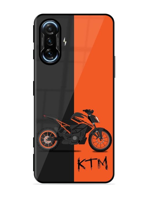 Orange Beast Glossy Soft Edge Case for Poco F3 Gt (5G) Chachhi