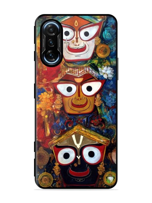 Lord Jagannath Glossy Soft Edge Case for Poco F3 Gt (5G) Chachhi