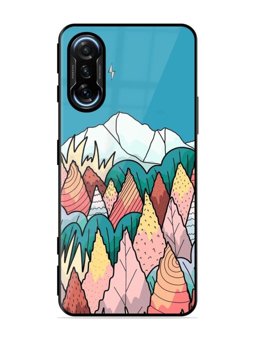 Mountain Dreamscape Glossy Soft Edge Case for Poco F3 Gt (5G) Chachhi