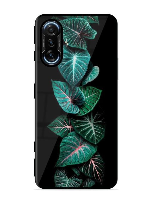 Emerald Elegance Glossy Soft Edge Case for Poco F3 Gt (5G) Chachhi