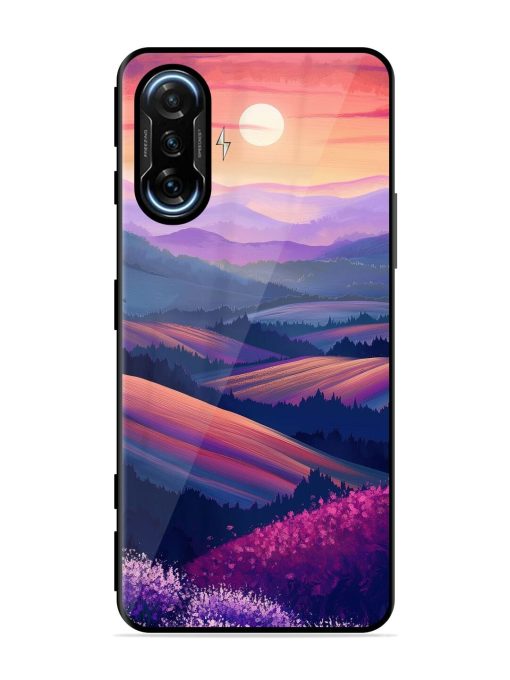 Twilight'S Embrace Glossy Soft Edge Case for Poco F3 Gt (5G) Chachhi