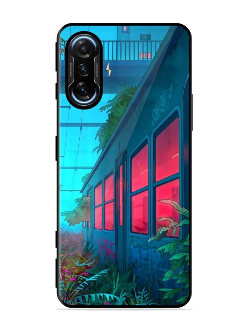 Urban Jungle Glossy Soft Edge Case for Poco F3 Gt (5G) Chachhi