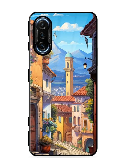 Tuscan Twilight Glossy Soft Edge Case for Poco F3 Gt (5G) Chachhi