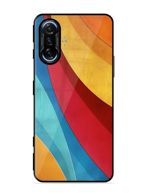 Curving Canvas Glossy Soft Edge Case for Poco F3 Gt (5G) Chachhi