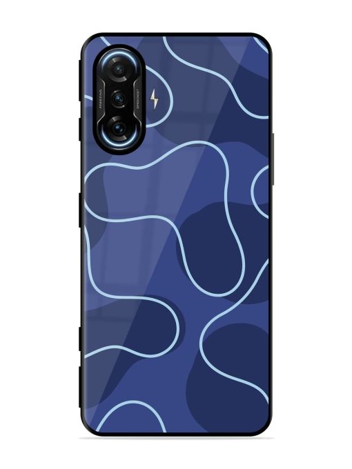 Midnight Maze Glossy Soft Edge Case for Poco F3 Gt (5G) Chachhi