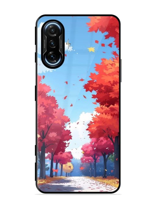 Autumn'S Embrace Glossy Soft Edge Case for Poco F3 Gt (5G) Chachhi