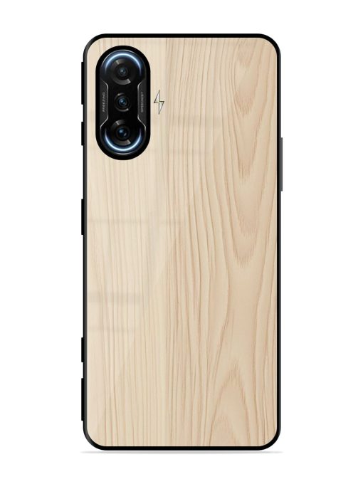 Textured Timber Glossy Soft Edge Case for Poco F3 Gt (5G) Chachhi