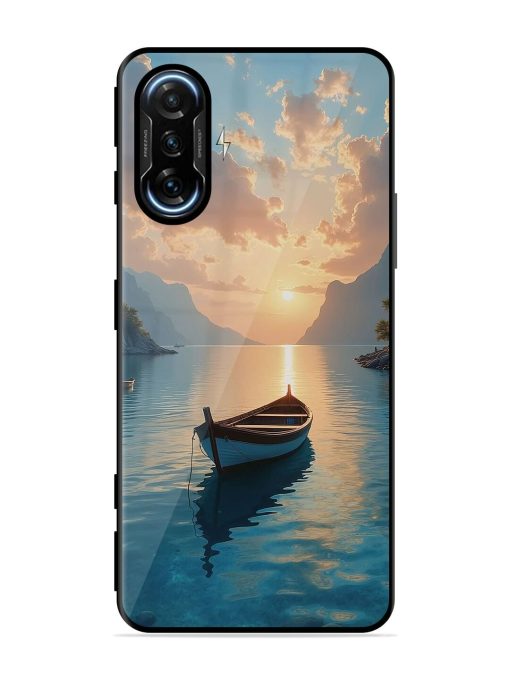 Serene Sunset Glossy Soft Edge Case for Poco F3 Gt (5G) Chachhi