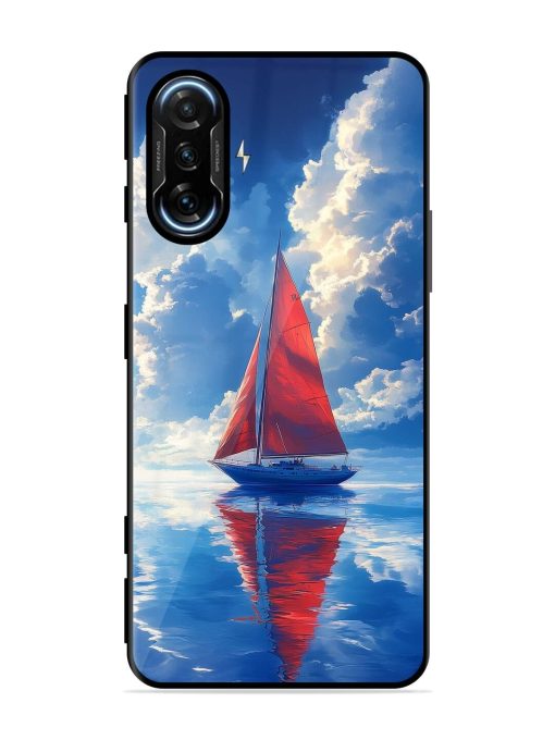 Crimson Sails Glossy Soft Edge Case for Poco F3 Gt (5G) Chachhi