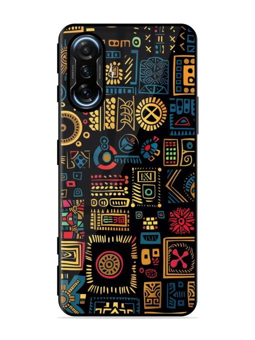 Tribal Tapestry Glossy Soft Edge Case for Poco F3 Gt (5G) Chachhi