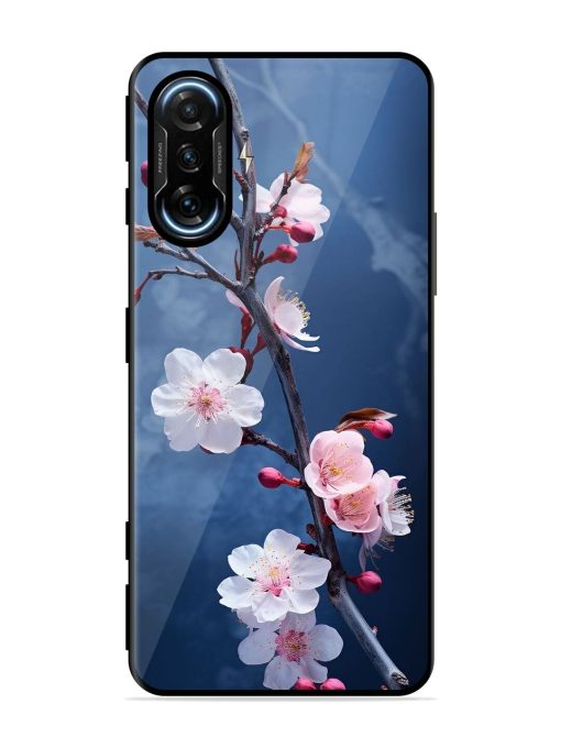 Delicate Blossoms Glossy Soft Edge Case for Poco F3 Gt (5G) Chachhi