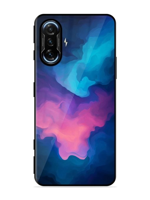 Cosmic Canvas Glossy Soft Edge Case for Poco F3 Gt (5G) Chachhi