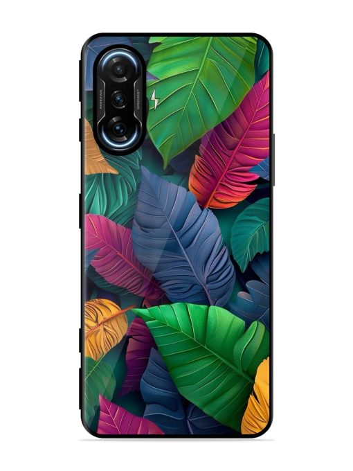 Tropical Tapestry Glossy Soft Edge Case for Poco F3 Gt (5G) Chachhi