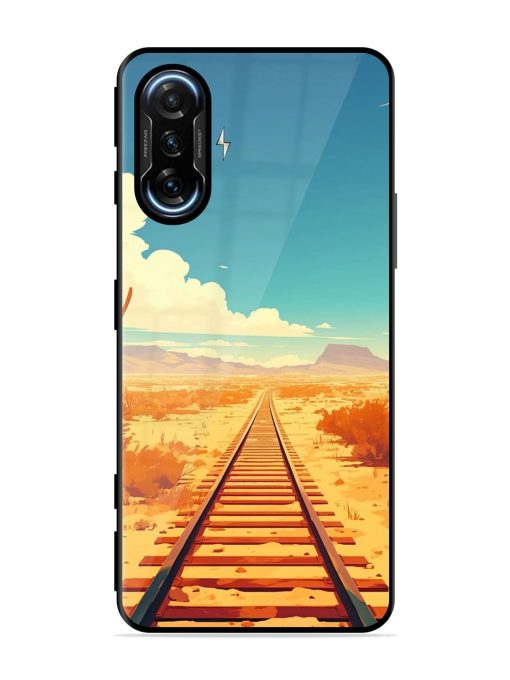 Endless Horizon Glossy Soft Edge Case for Poco F3 Gt (5G) Chachhi