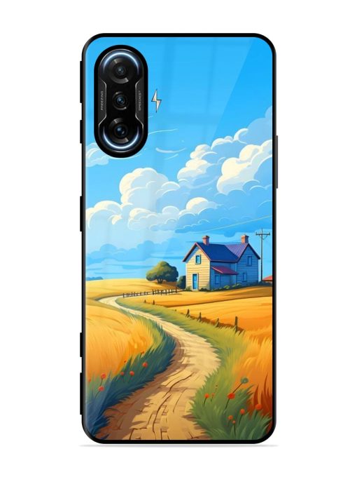 Countryside Cottage Glossy Soft Edge Case for Poco F3 Gt (5G)