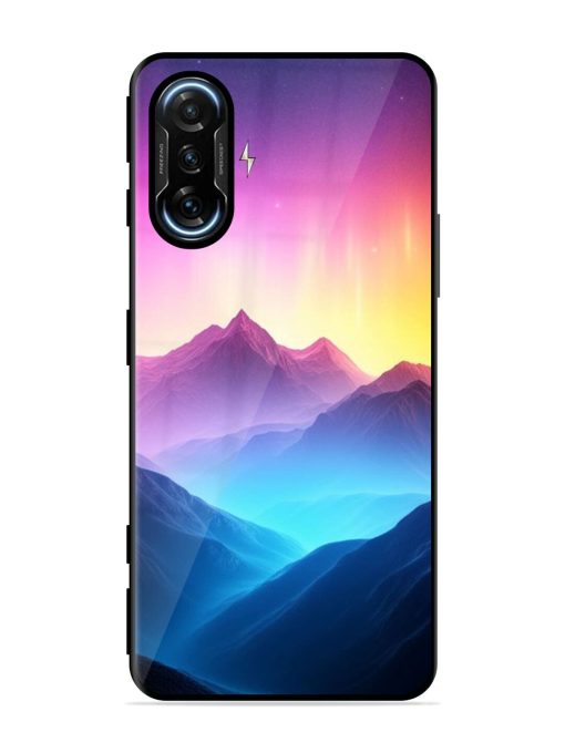 Cosmic Mountains Glossy Soft Edge Case for Poco F3 Gt (5G) Chachhi