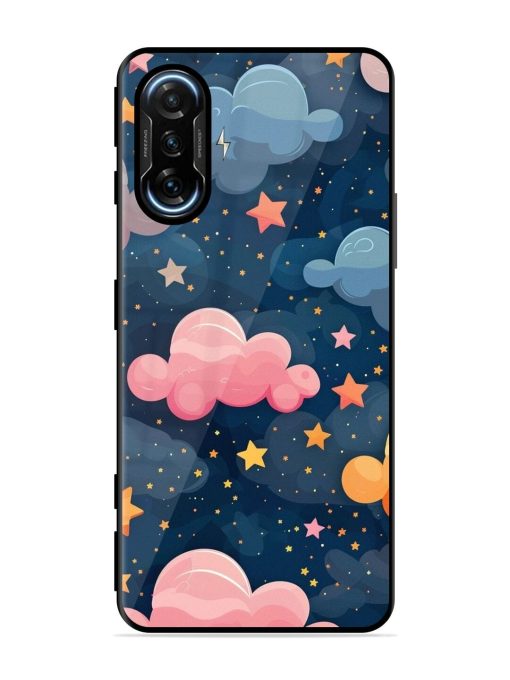 Twinkling Dreams Glossy Soft Edge Case for Poco F3 Gt (5G) Chachhi