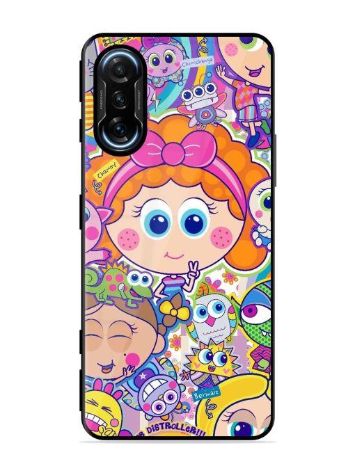 Distroller Friends Glossy Soft Edge Case for Poco F3 Gt (5G) Chachhi