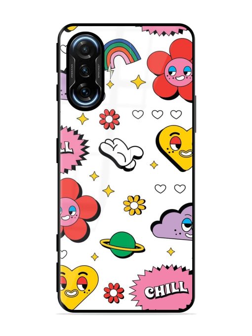 Whimsical Wonderland Glossy Soft Edge Case for Poco F3 Gt (5G) Chachhi